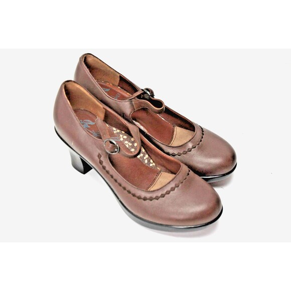 Dansko Shoes - Dansko Becca Women's sz 6.5 US Brown Leather Mary Jane Wedge